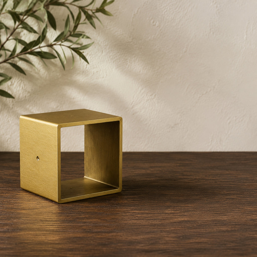 Solid Brass Square Leg Cap – solid brass by VivaBrass
