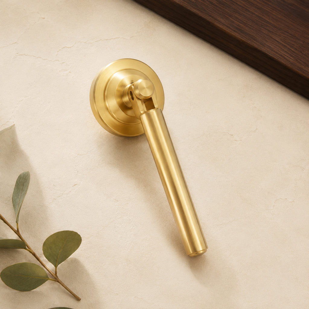 Solid Brass Drop Pendant Pull, Single-Hole – solid brass by VivaBrass