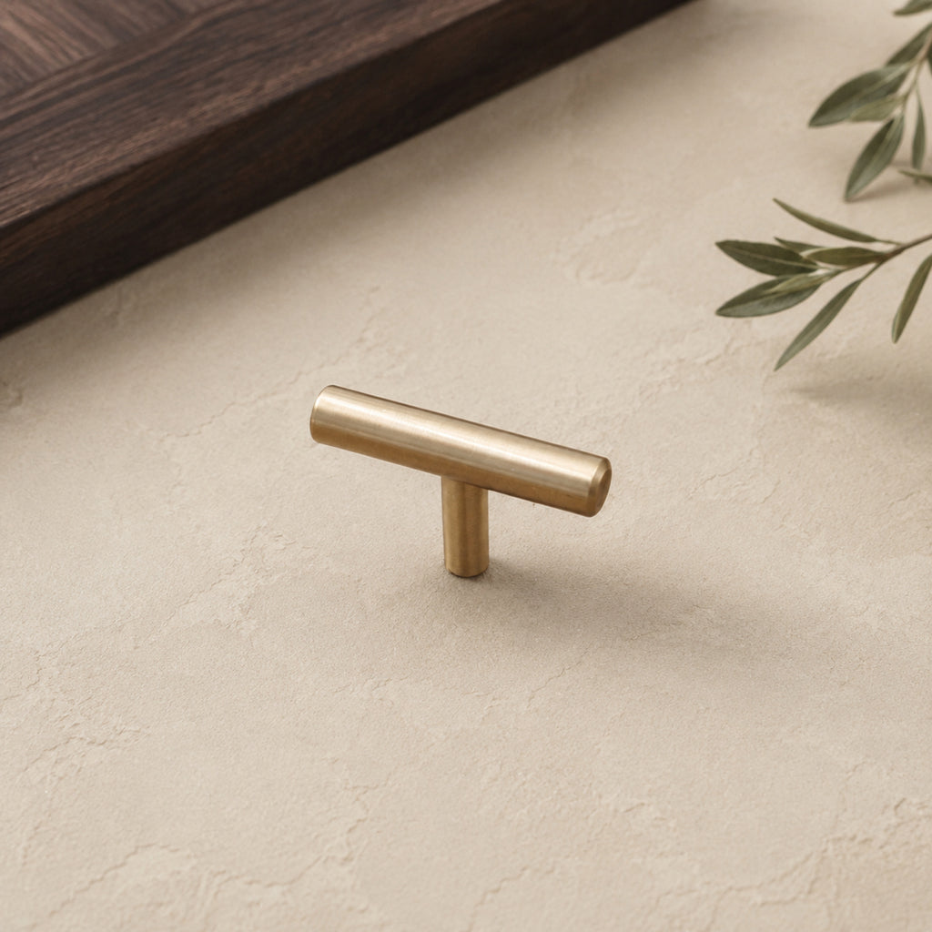 Solid Brass Straight Bar Pull, Modern – solid brass by VivaBrass