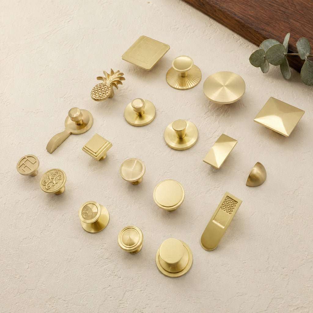Solid Brass Single-Hole Knob – solid brass by VivaBrass