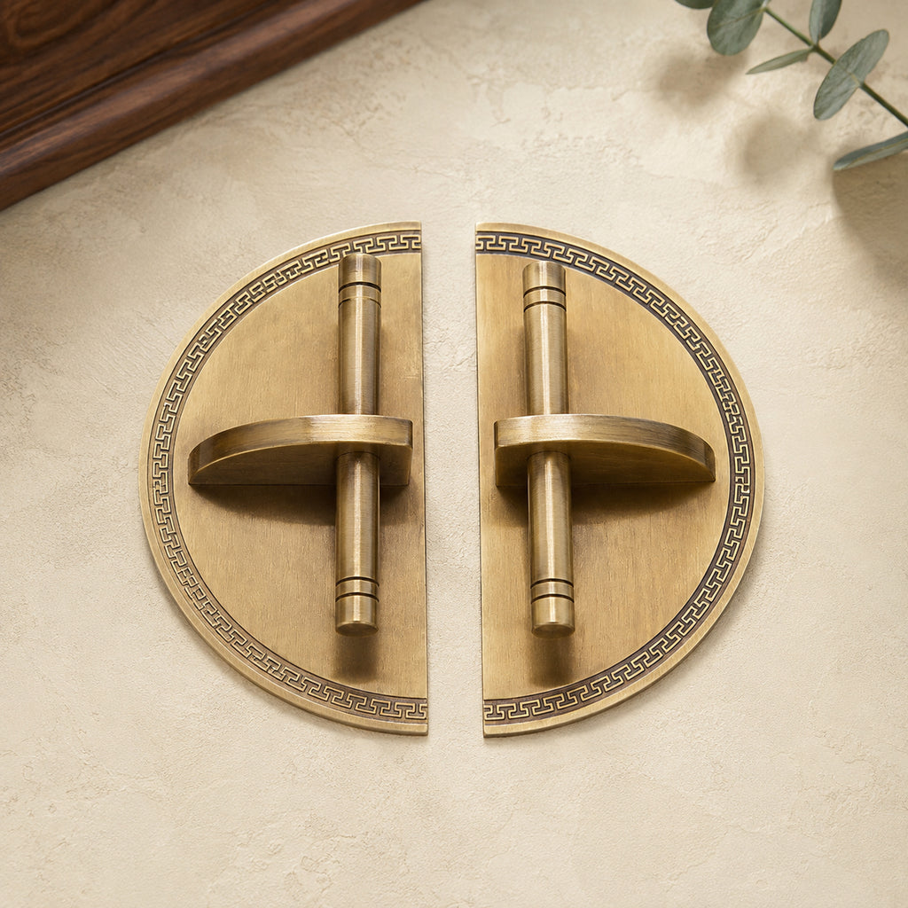Solid Brass Double-Door Bar Pull – solid brass by VivaBrass