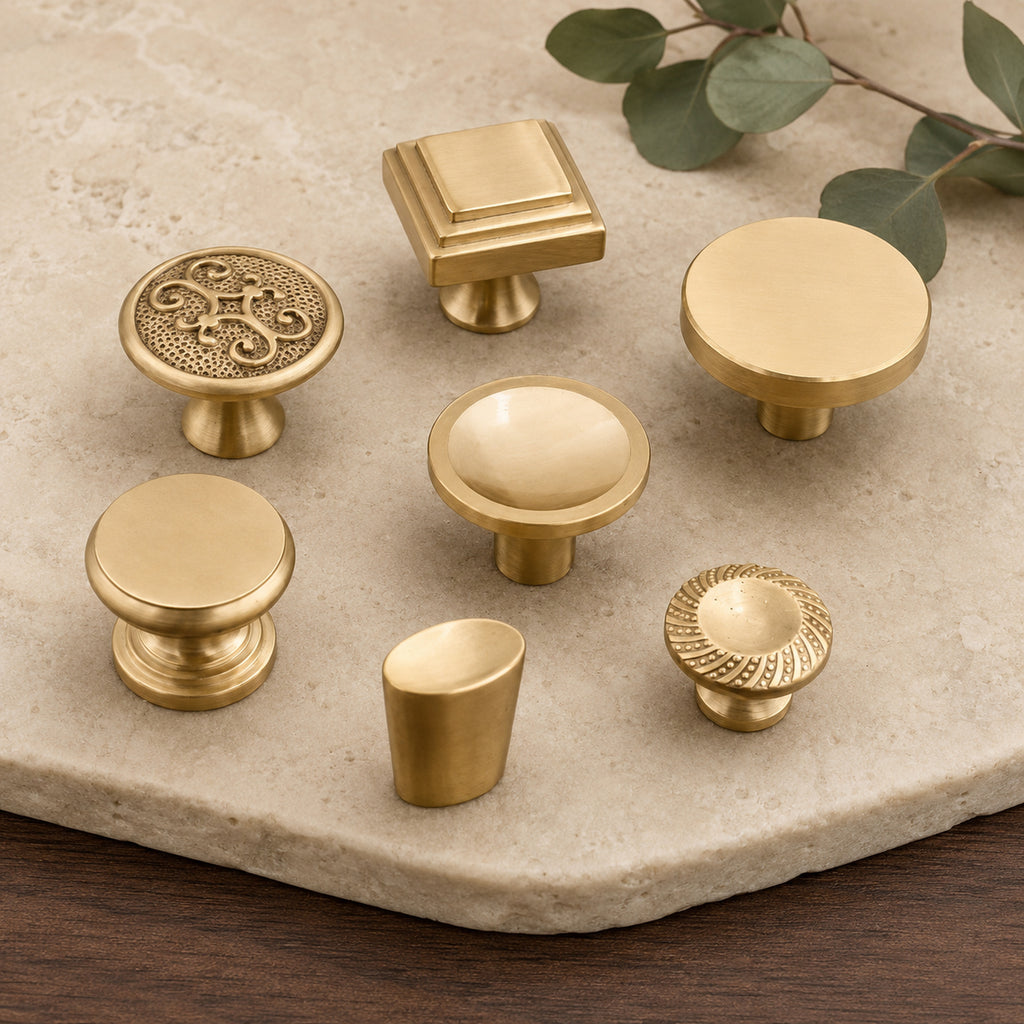 Solid Brass Single-Hole Knob – solid brass by VivaBrass