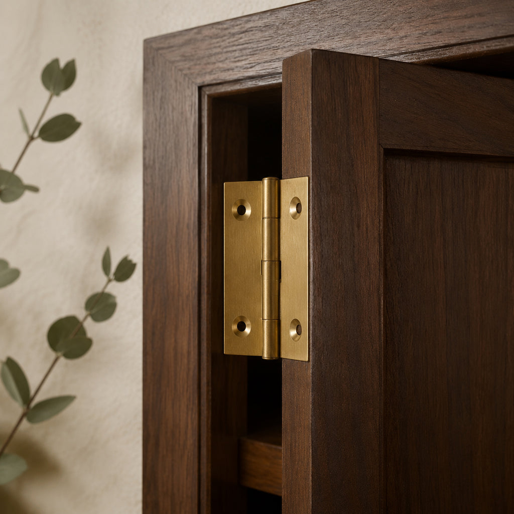 Solid Brass Concealed Barrel Hinge, Silent – solid brass by VivaBrass (view 2)