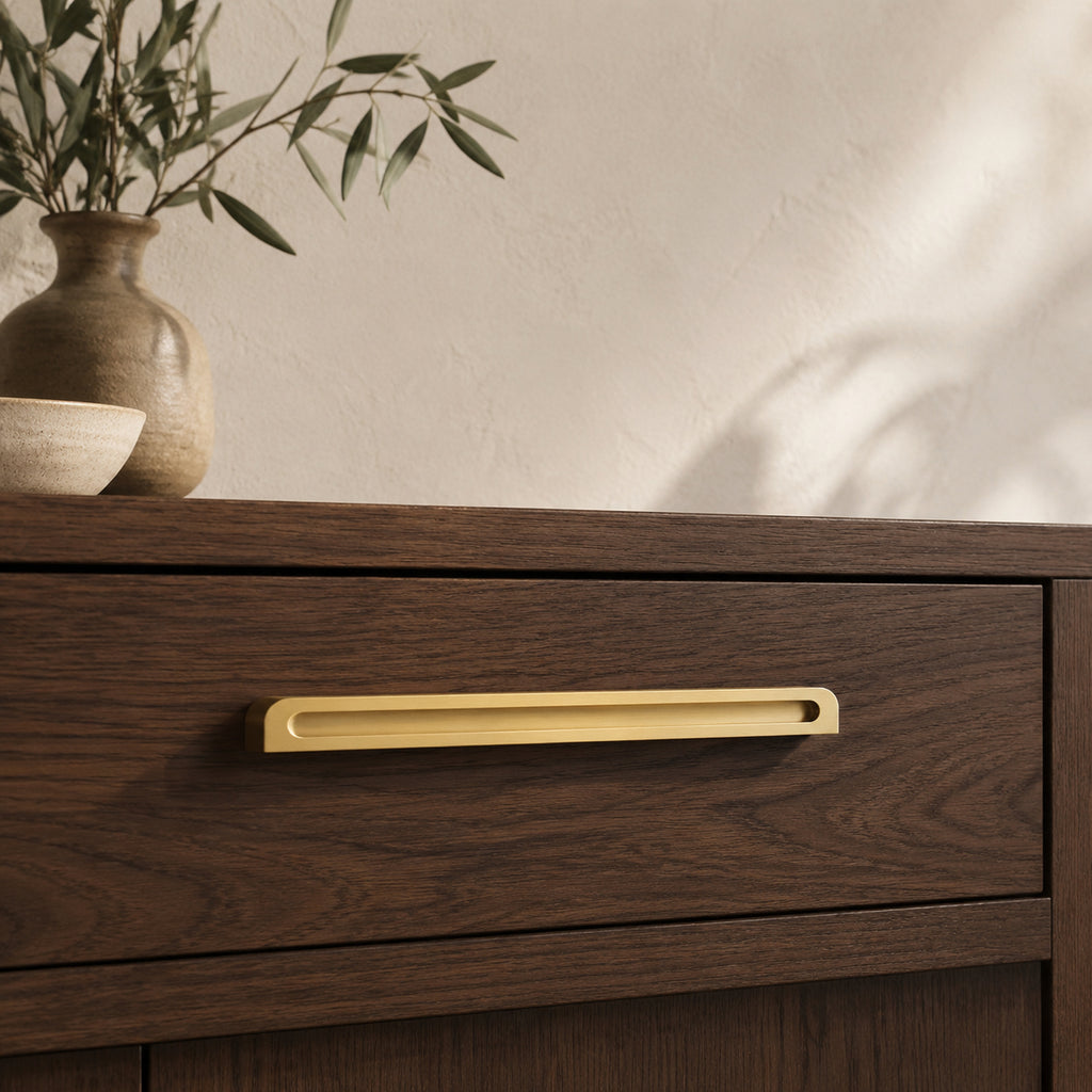 Solid Brass Bar Pull, Nordic Luxe – solid brass by VivaBrass (view 2)