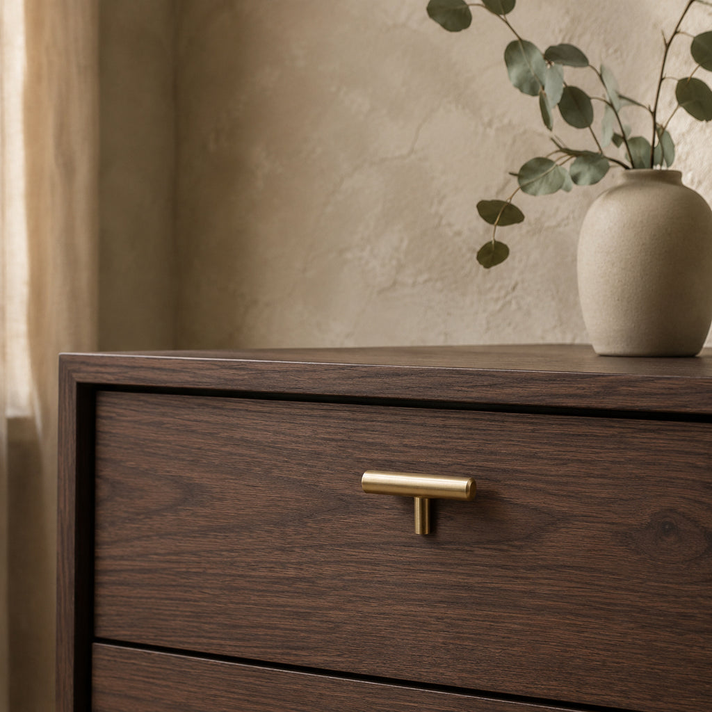 Solid Brass Straight Bar Pull, Modern – solid brass by VivaBrass (view 2)