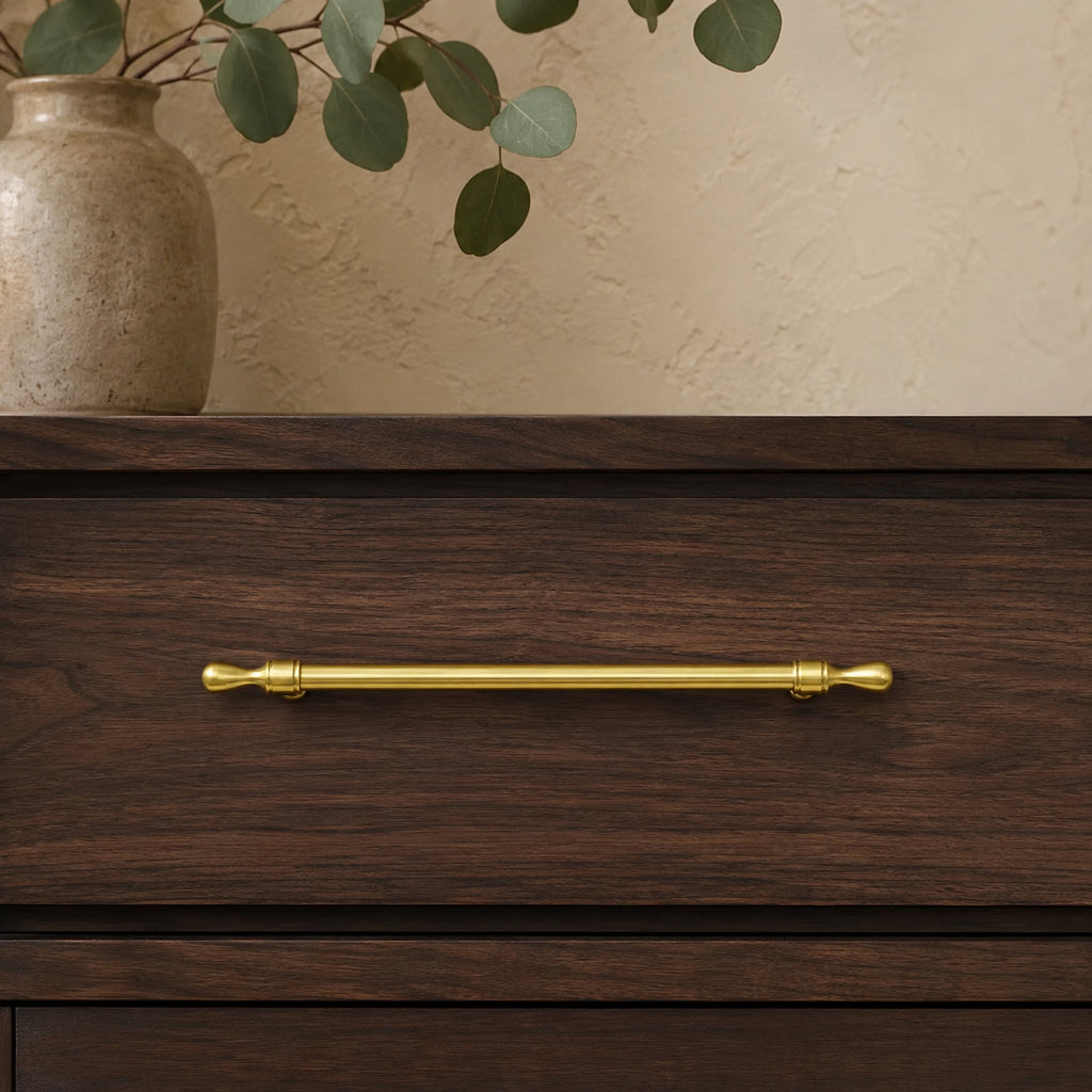 Solid Brass Cabinet Pull & Knob, Luxe – solid brass by VivaBrass (view 2)