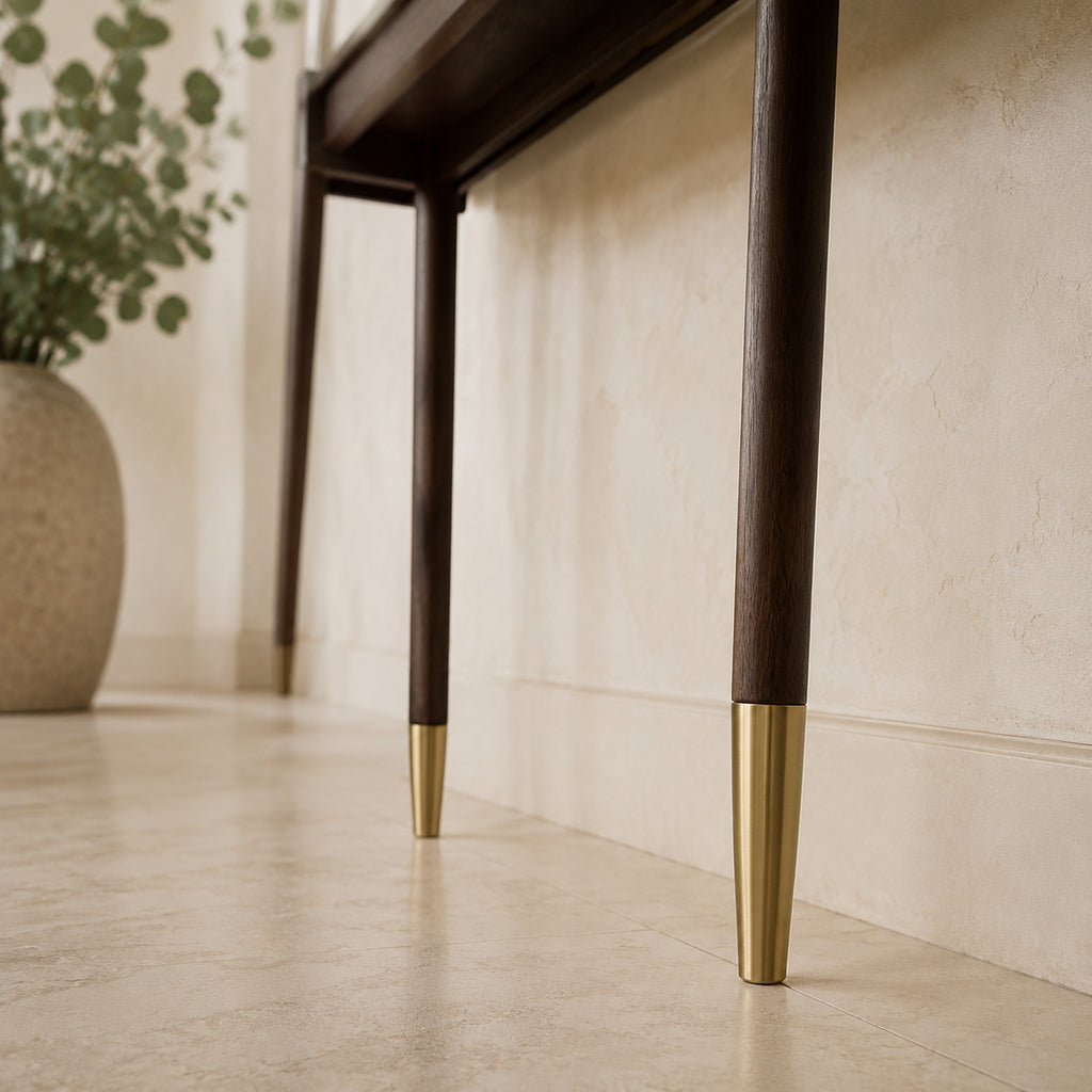 Solid Brass Furniture Leg Cap – solid brass by VivaBrass (view 3)
