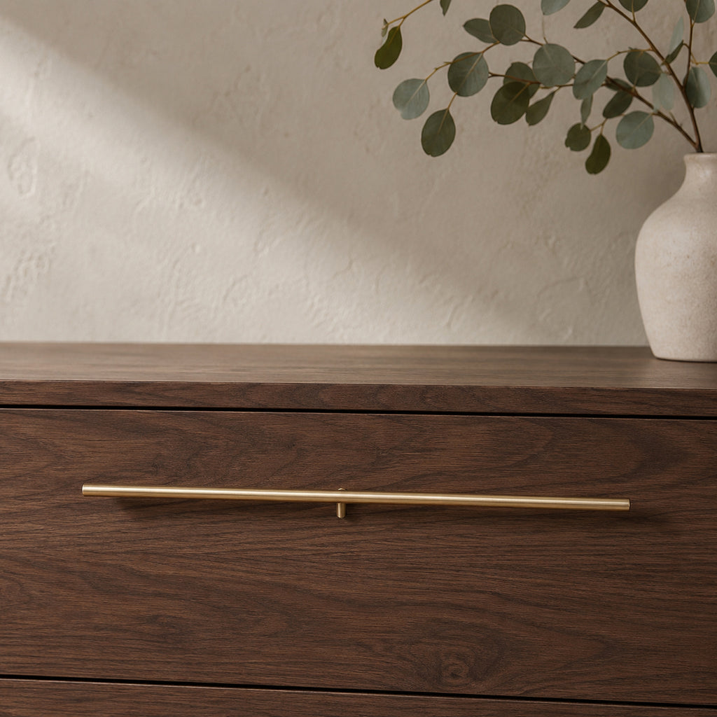 Solid Brass Straight Bar Pull, Modern – solid brass by VivaBrass (view 3)