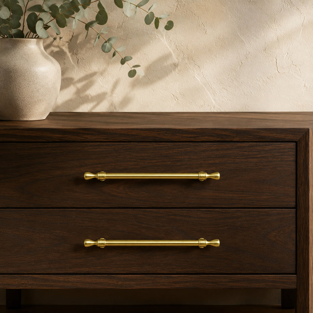 Solid Brass Cabinet Pull & Knob, Luxe – solid brass by VivaBrass (view 3)
