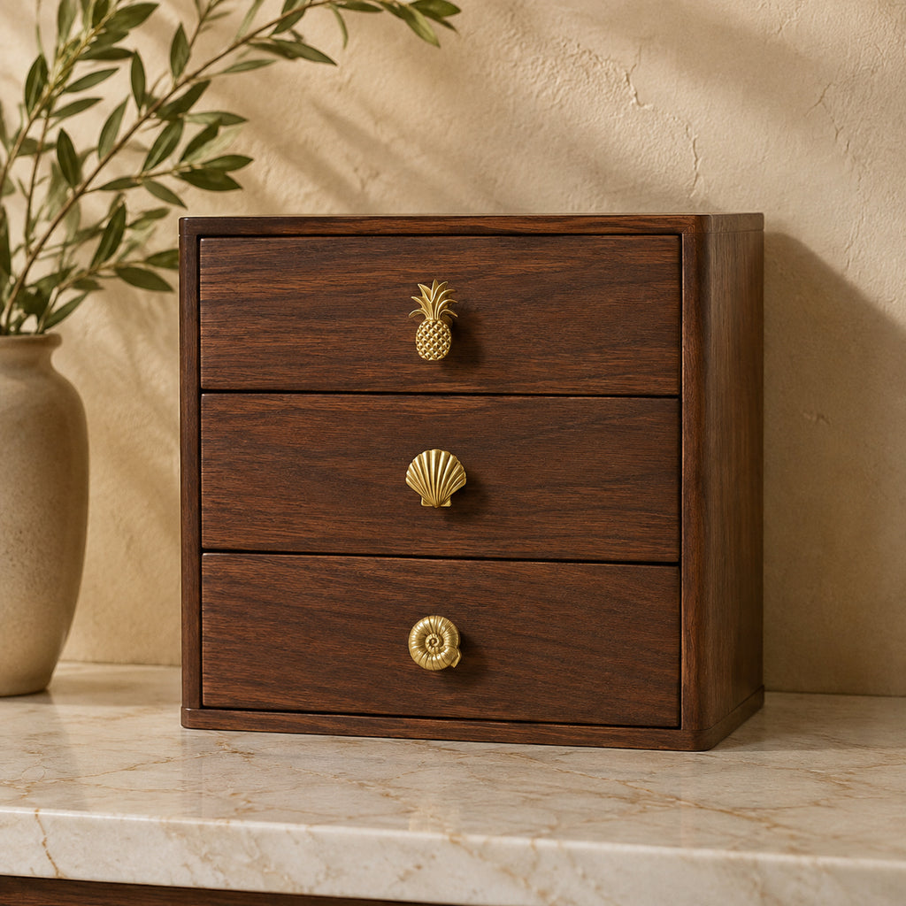 Solid Brass Single-Hole Knob – solid brass by VivaBrass (view 3)
