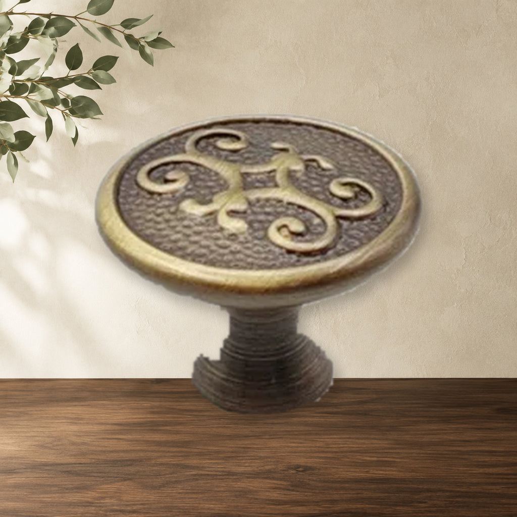 Solid Brass Cabinet Knob, Mid-Century – solid brass by VivaBrass (view 4)