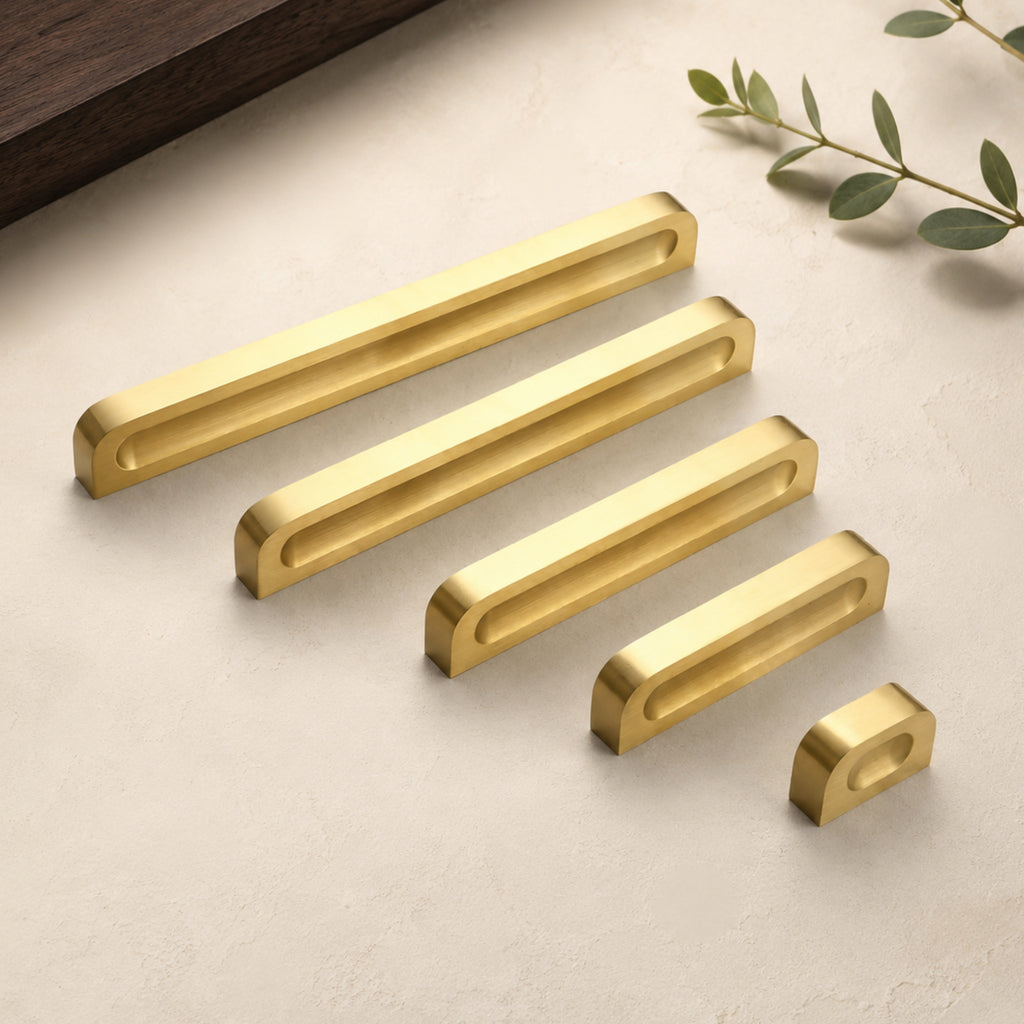 Solid Brass Bar Pull, Nordic Luxe – solid brass by VivaBrass (view 4)
