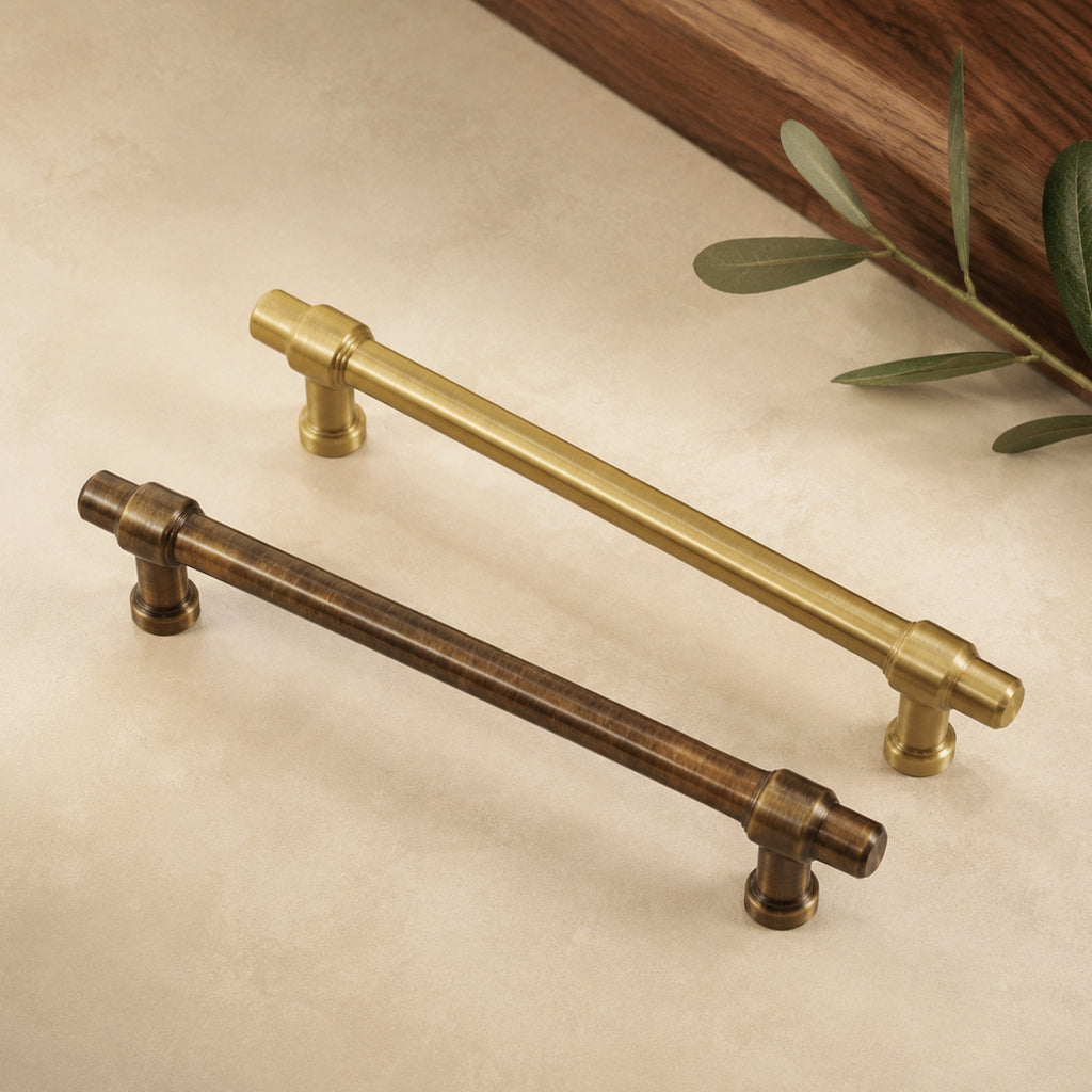 Solid Brass Aged Cabinet Pull – solid brass by VivaBrass (view 4)