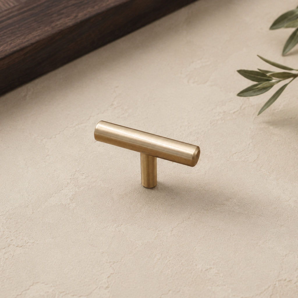 Solid Brass Straight Bar Pull, Modern – solid brass by VivaBrass (view 4)
