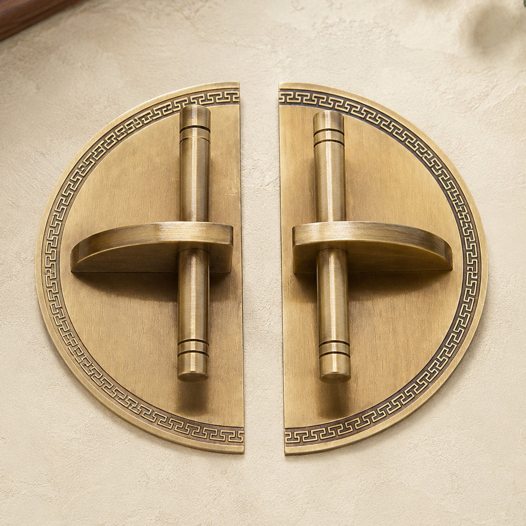 Solid Brass Double-Door Bar Pull – solid brass by VivaBrass (view 4)