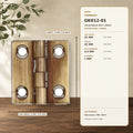 Solid Brass Concealed Barrel Hinge, Silent 1in Antique Brass Normal – solid brass by VivaBrass