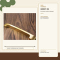 Solid Brass Brushed Bar Pull, Nordic Gk037 01 – solid brass by VivaBrass